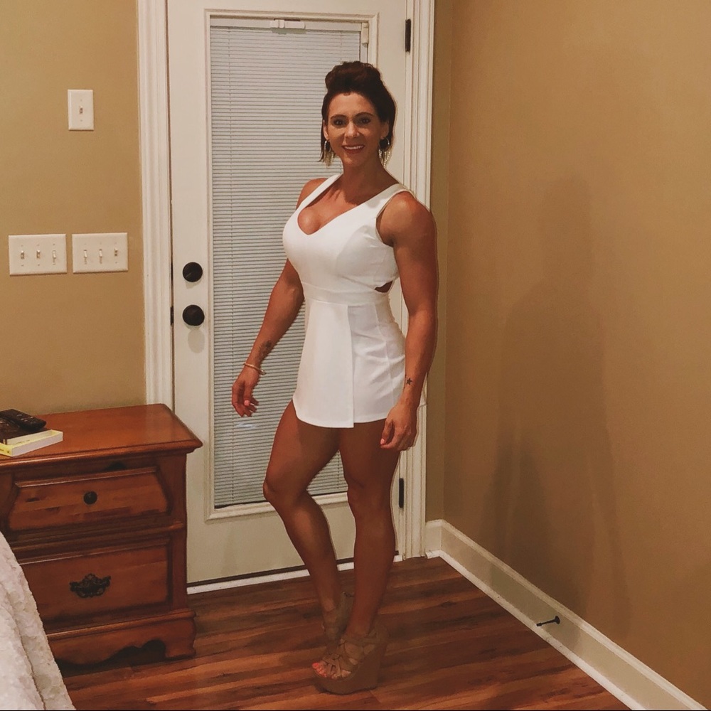 Off White Dressy Romper